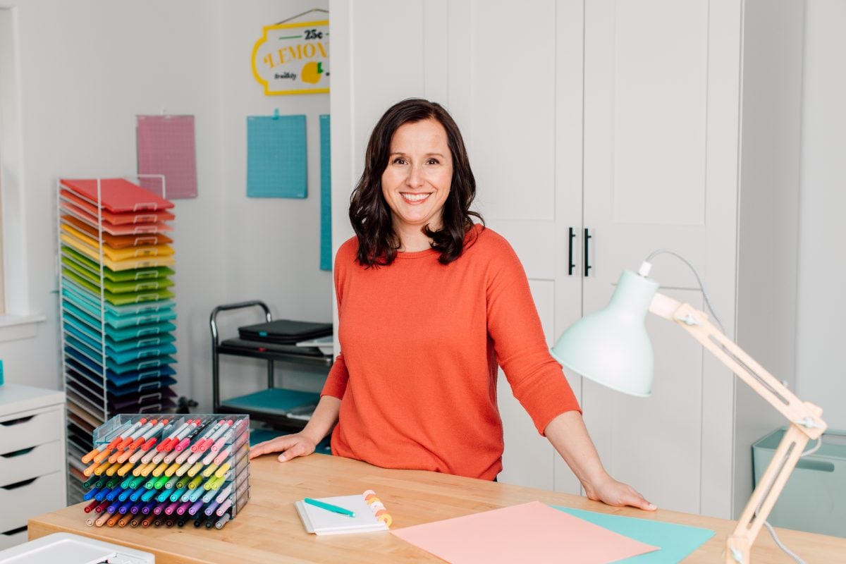 Cori at Desk